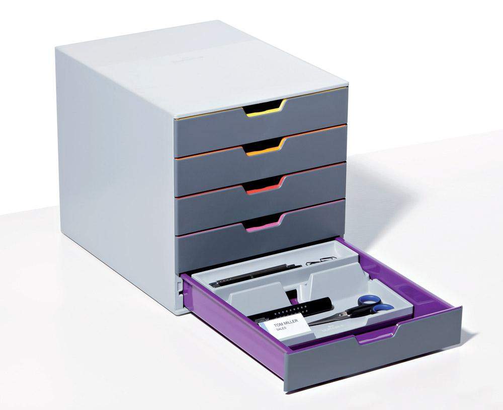 Desk Organiser Stationery Storage Tidy Tray With Inbuilt Phone