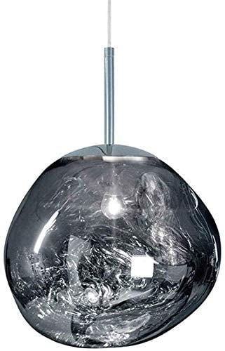 irregular glass pendant light