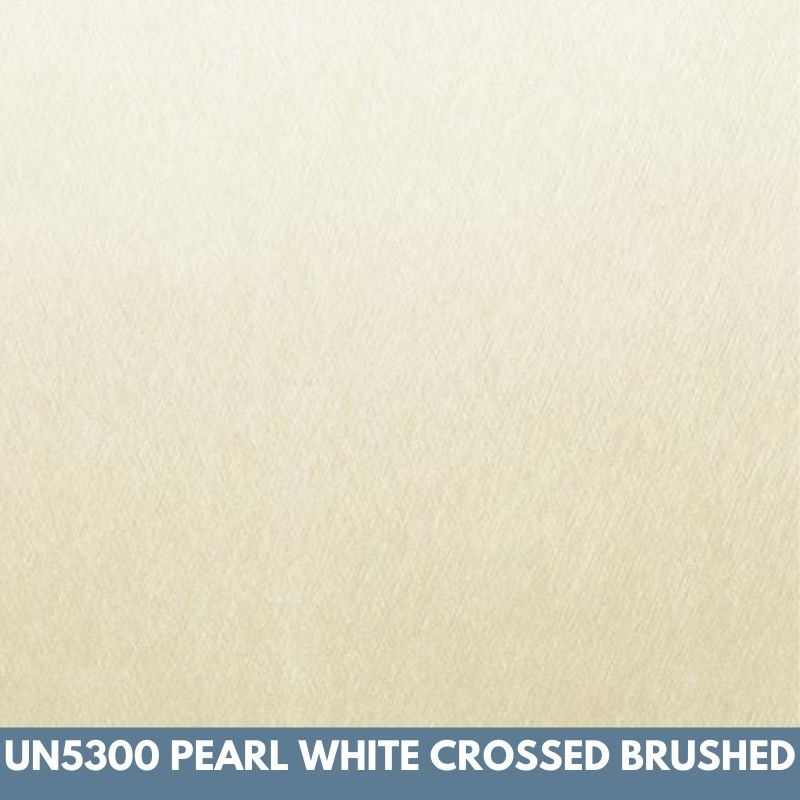 UN5300 Pearl White Crossed Brushed