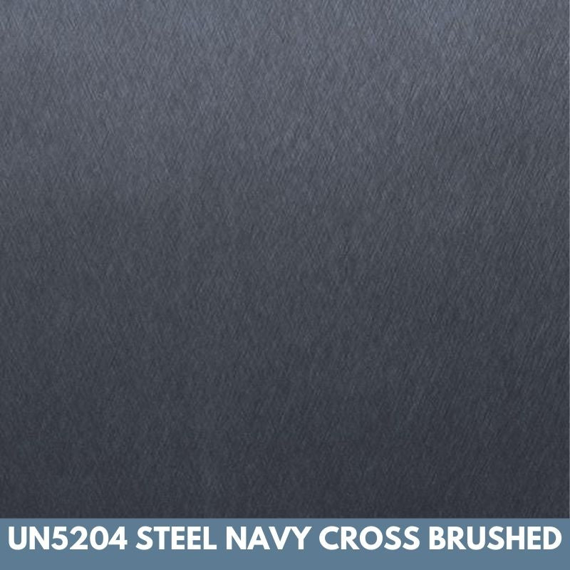 UN5204 Steel Navy Cross Brushed