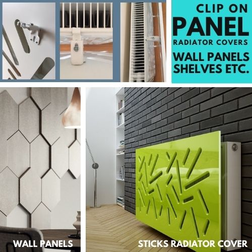 Panel Radiator Covers Shelves Windowsill Decorative Wall Panels etc. Colours & Finishes