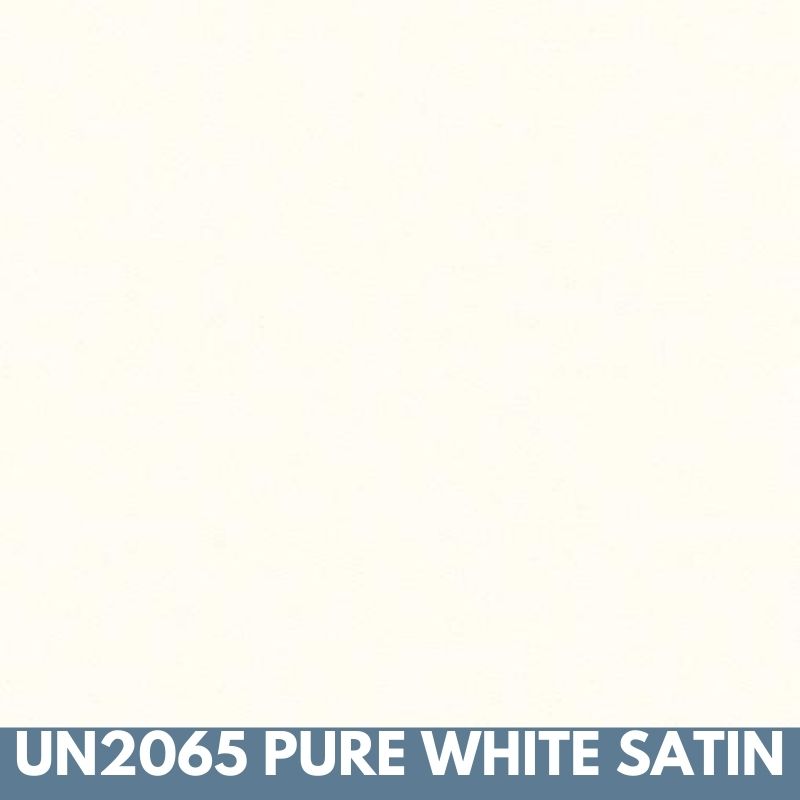 UN2065 Pure White Satin