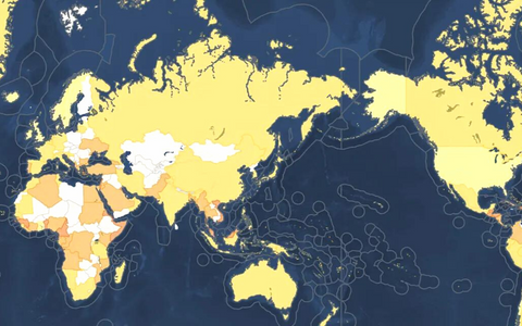 Worldwide Plastic Health Map