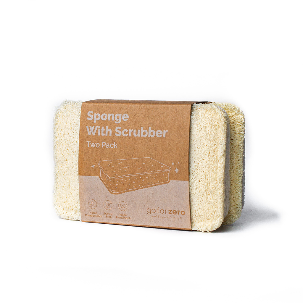 EcoCoconut - Scourer Scrub Pad (2 Pack) - Go For Zero