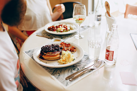 Water pairing with food