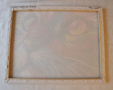 How To Frame A Paint By Numbers Using Stretchers Winnie S Picks
