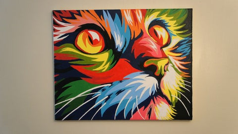 How To Frame A Paint By Numbers Using Stretchers Winnie S Picks