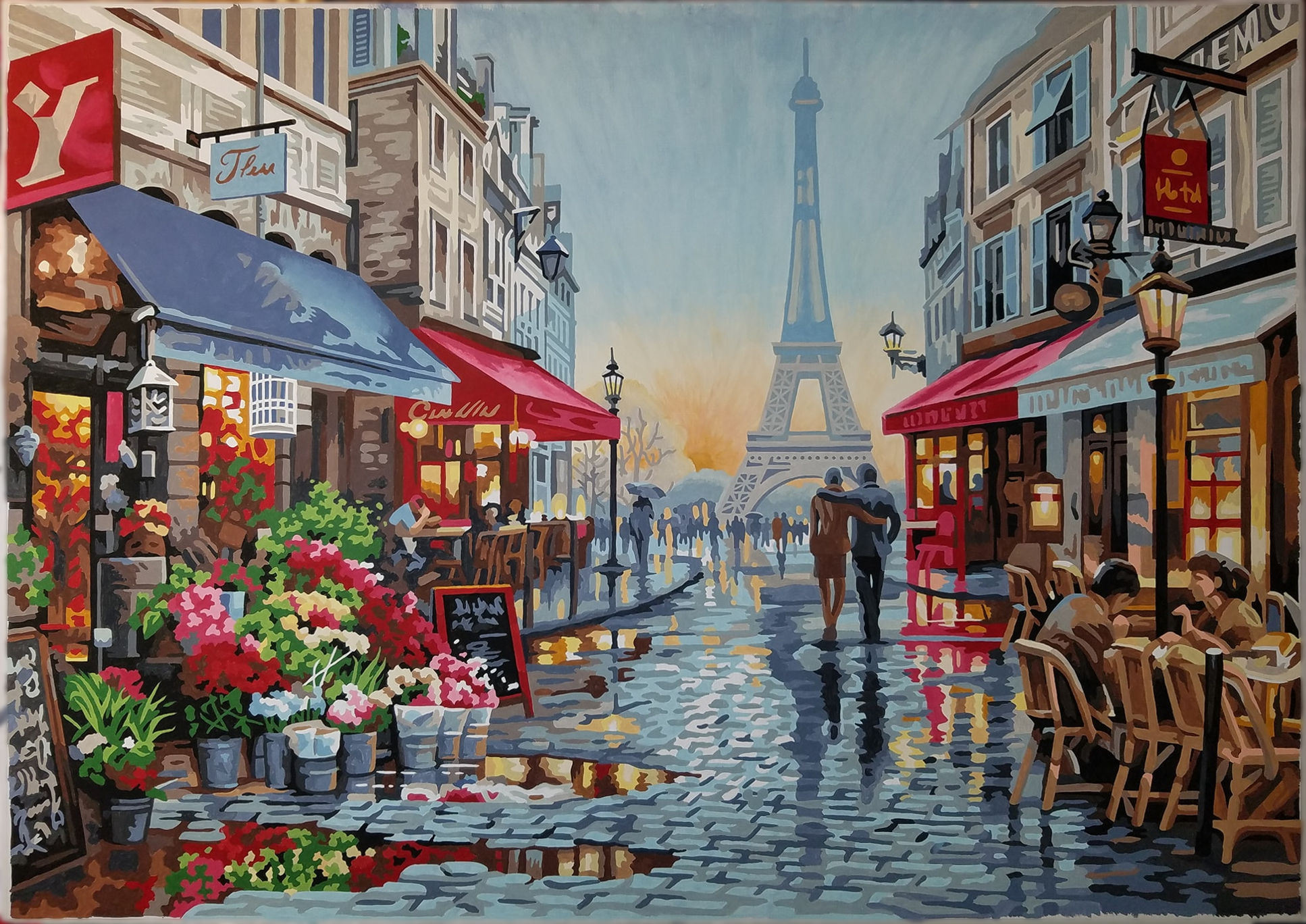 Paris - Paint by Numbers for Adults