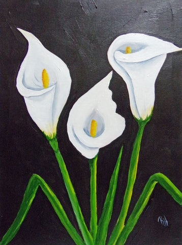 Spring time Calla Lillies painting