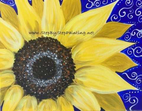 Sunflower painting