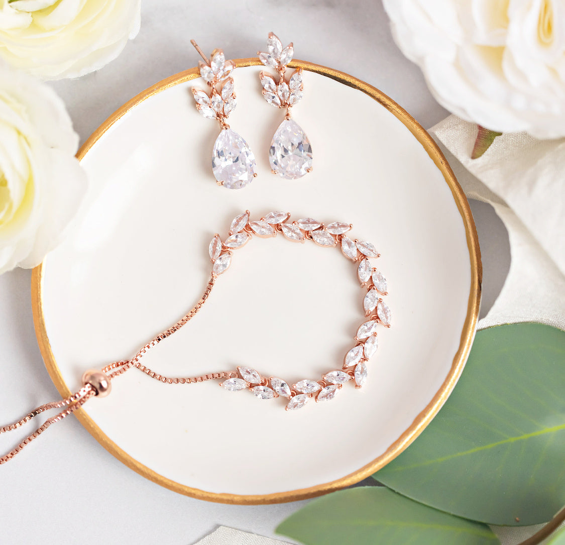 Kendall Pearl Bridesmaid Jewelry Set - Wink of Pink Shop