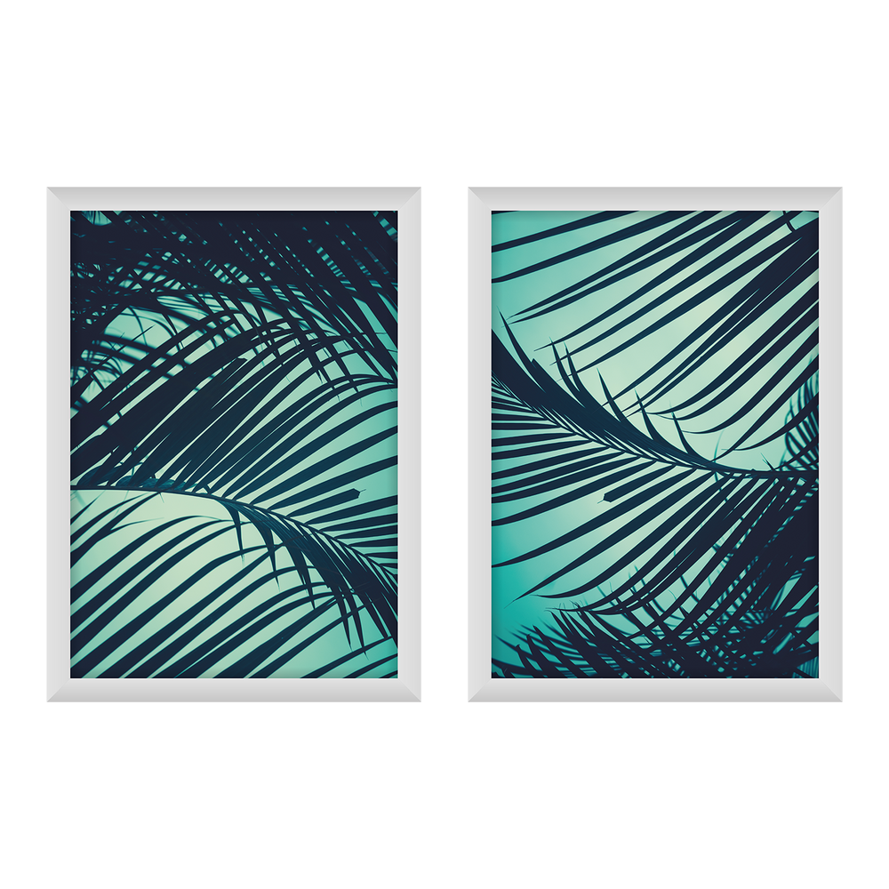 Composição de quadros Folha de Palmeira