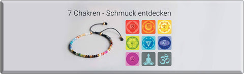 7 Chakra Kollektion - Ringe, Armbäner, Uhren, Halsketten