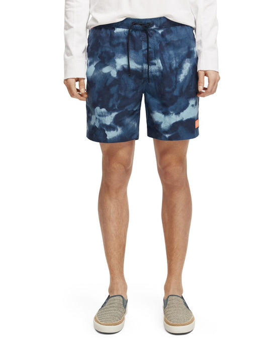 Mid Length Tie Dye Printed Swimshort