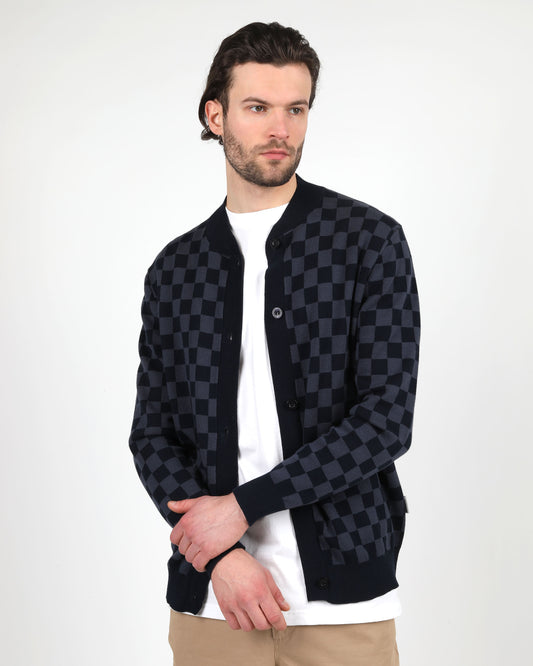 Allen Interlock Knit Cardigan