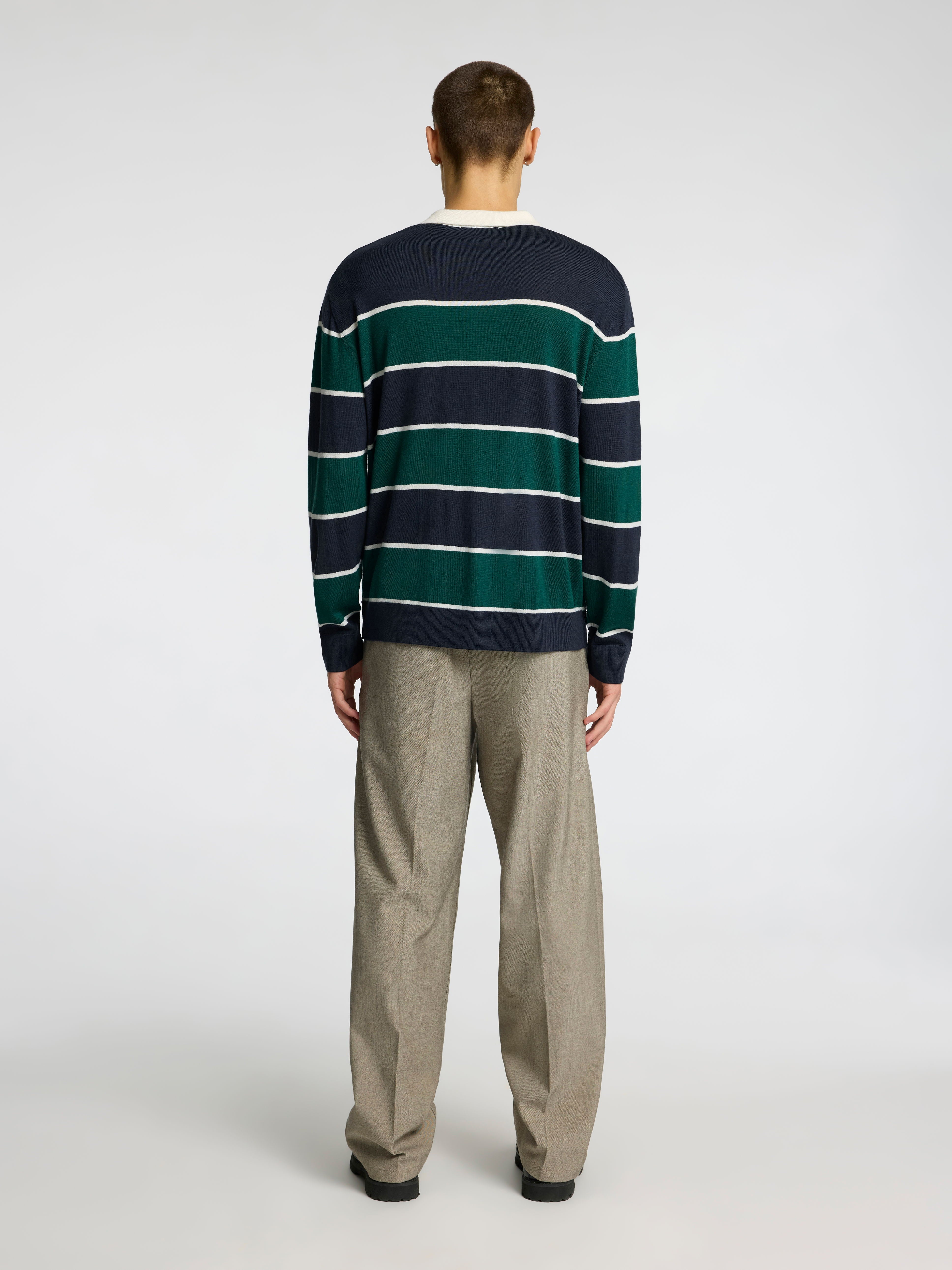 Tray Relaxed Long Sleeve Polo