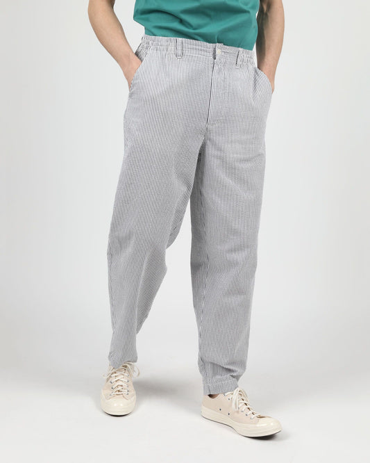 WEMOTO Grover Seersucker Elasticated Wide Leg Pants