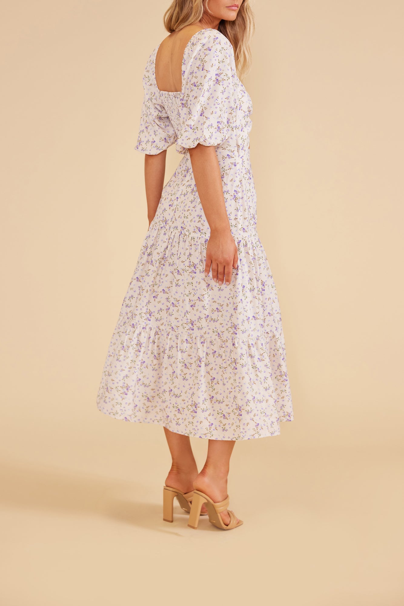 Hailey Floral Midi Dress