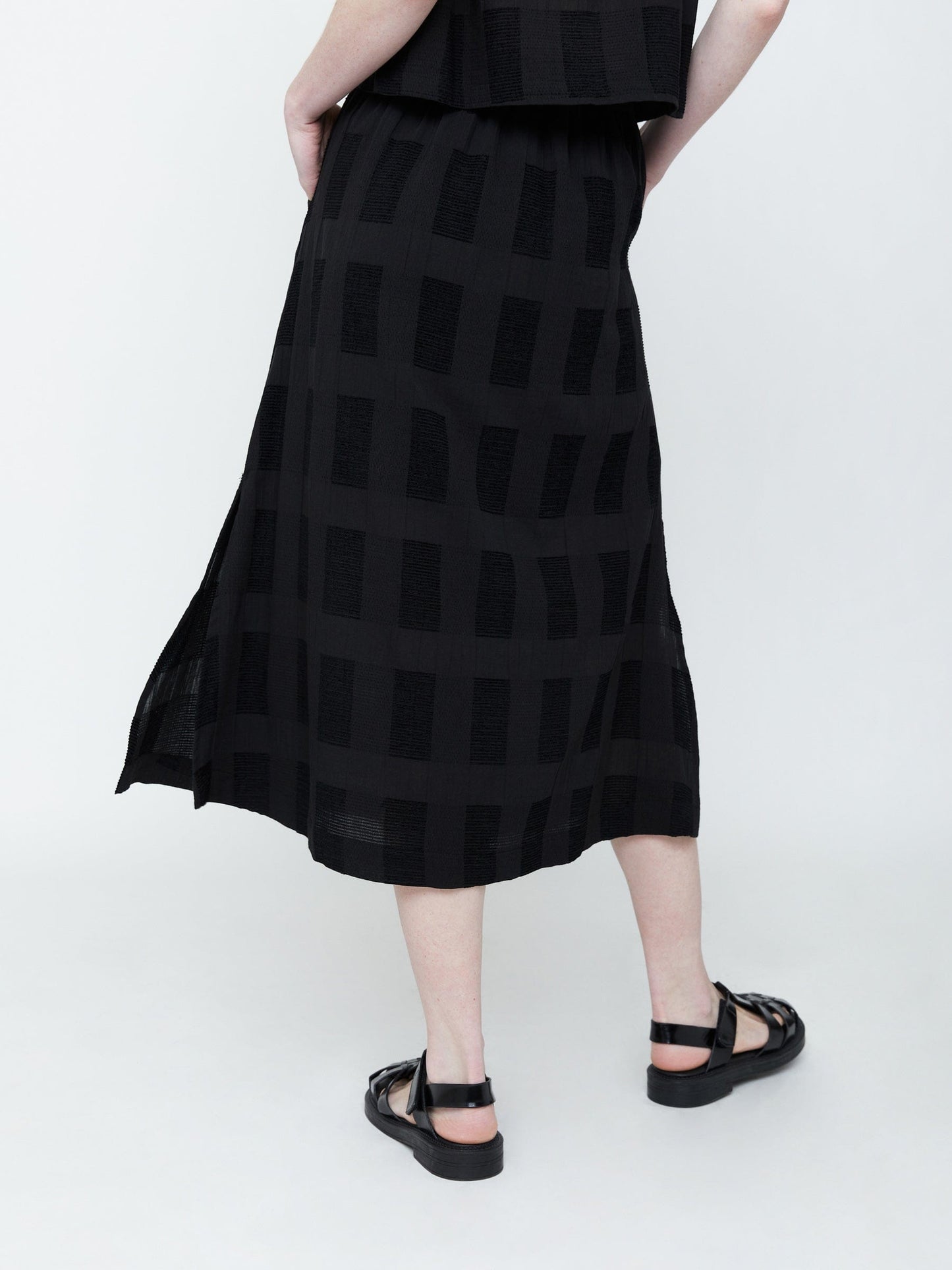 Cotton Cecile Midi Skirt