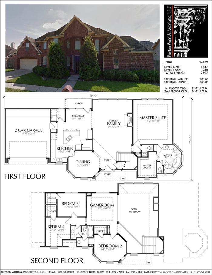 2 Story House Plans, Home Blueprint Online, Unique Housing