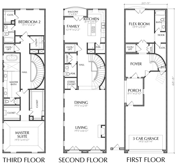 New Townhomes Plans, Townhouse Development Design, Brownstones, Rowhou ...