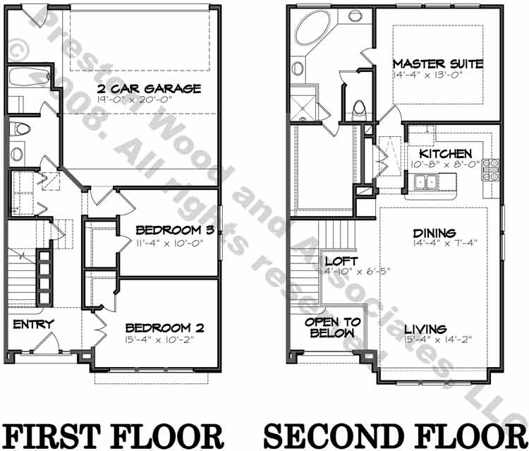 Small House Plans,Garden Home Plans,Affordable House Plans,Narrow Lot