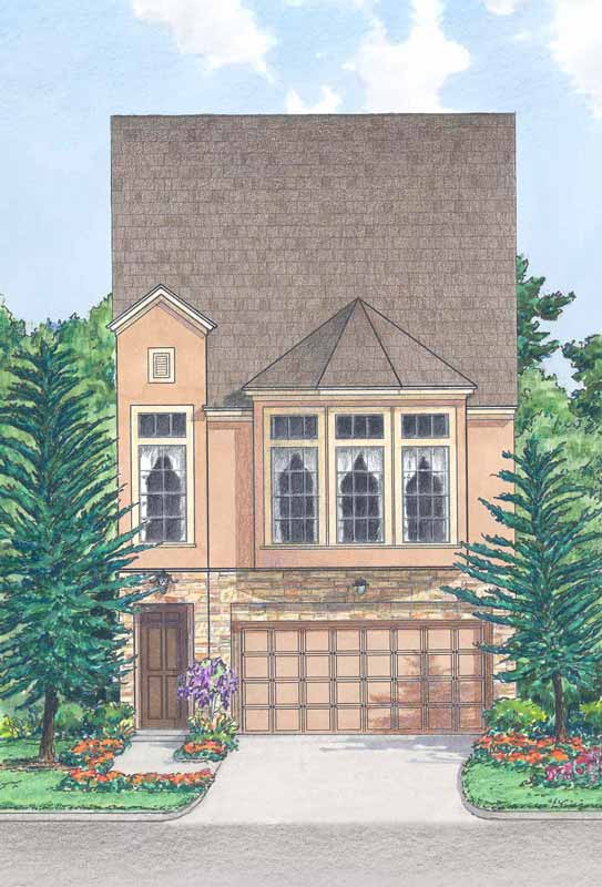 Small House Plans, Garden Home Plans, Affordable House Plans, Narrow L