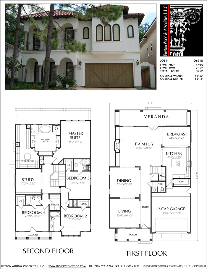 two story house layout