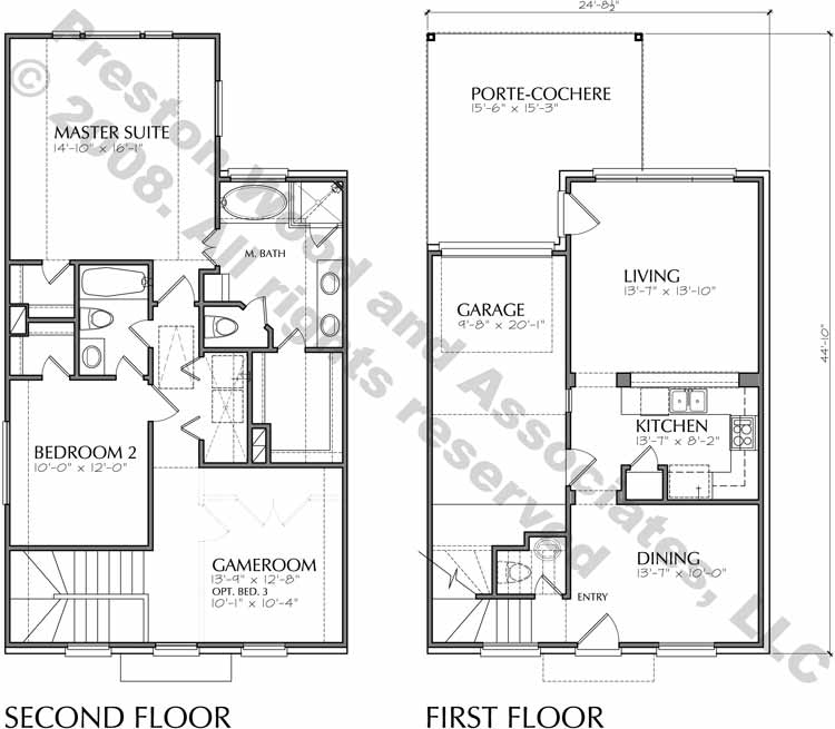 Small House Floor Plans, Garden Home Plans, Affordable Home Plans, Nar