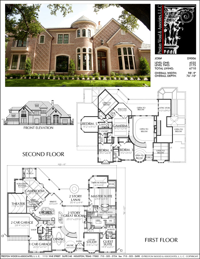 2 Story House Plan, New Residential Floor Plans, Single Family Homes