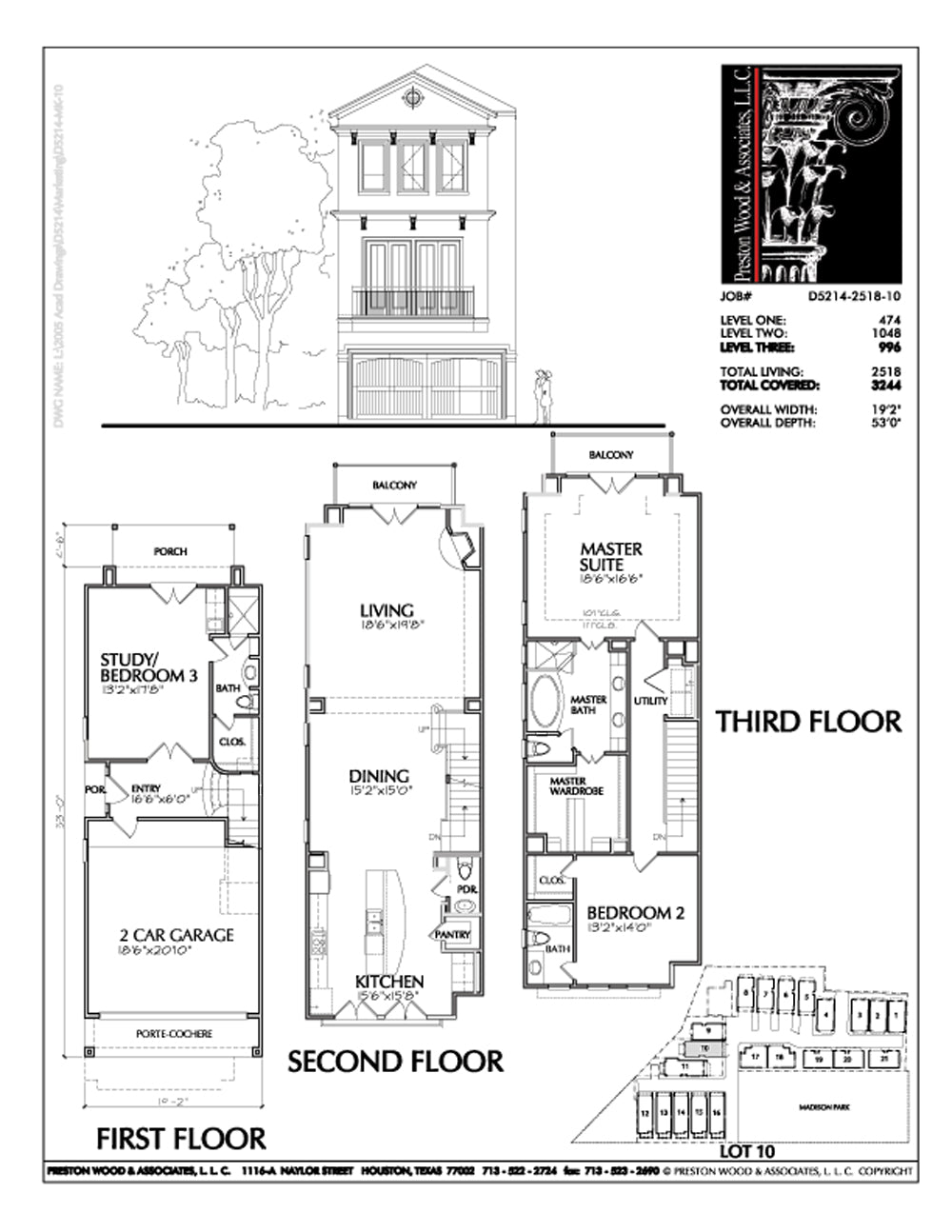 Narrow Townhome Plans Online, Brownstone Style Homes, Town