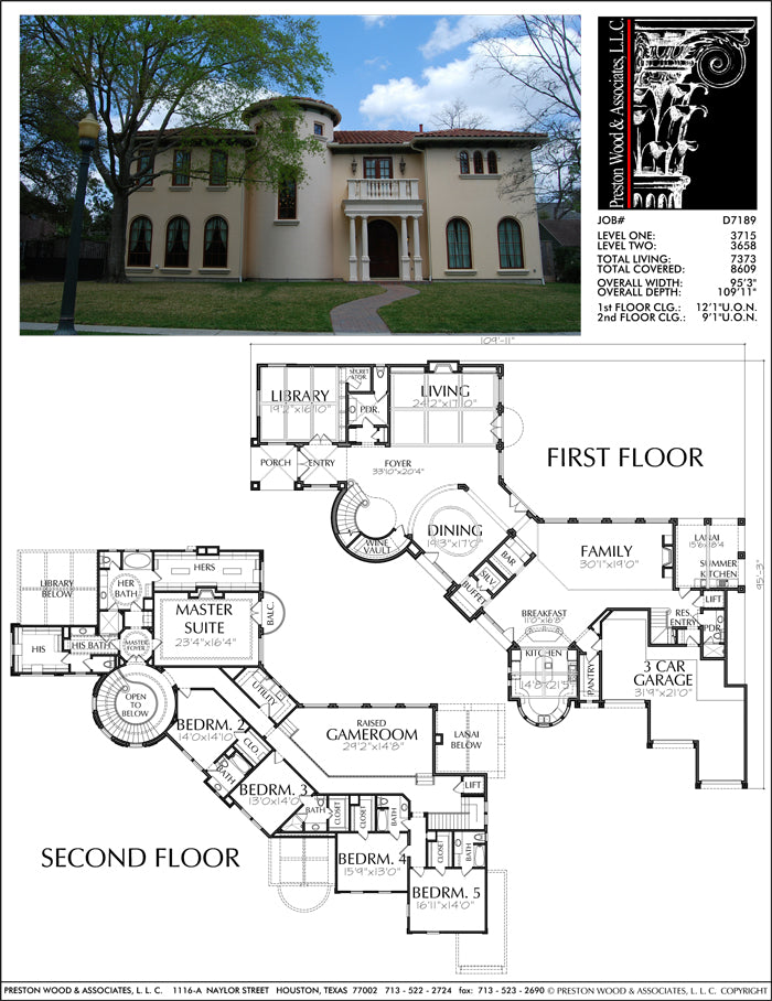 2 Story Modern House Plans Floor Plans  Designs