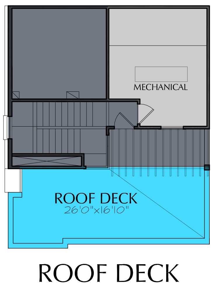 Four Story Home Plan Preston Wood And Associates 