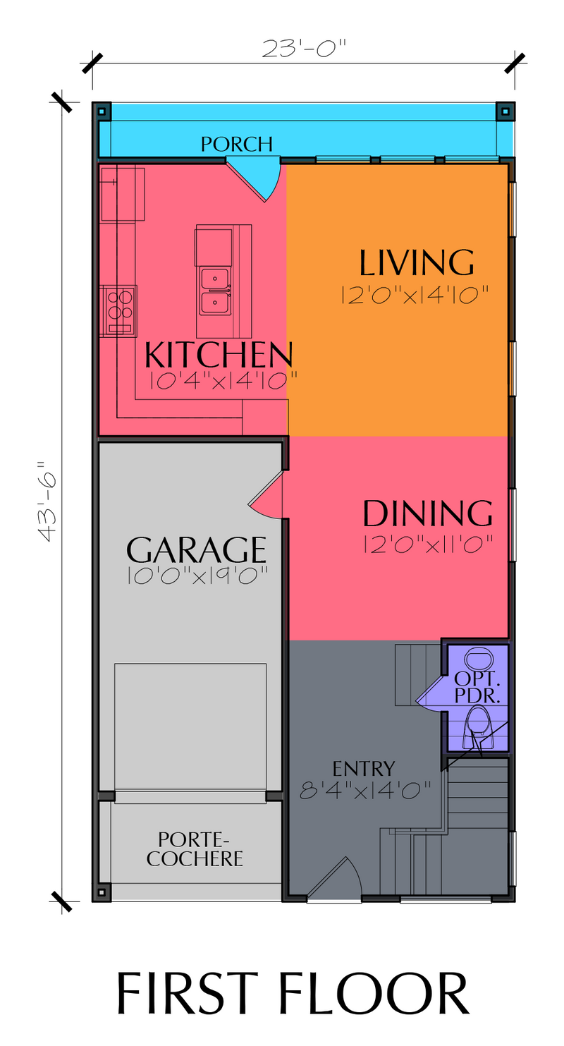 Small Affordable 2 Story Home Plan North Carolina And Tennessee Preston Wood And Associates 