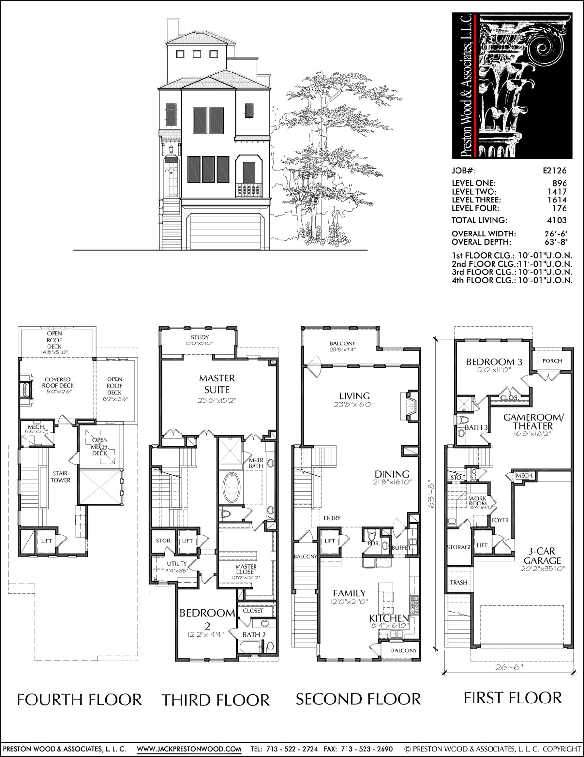 Townhouse Floor Plans New Brownstone Floor Plan Town 