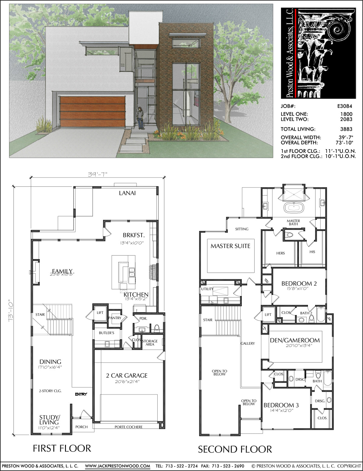 Two Floor House Plan