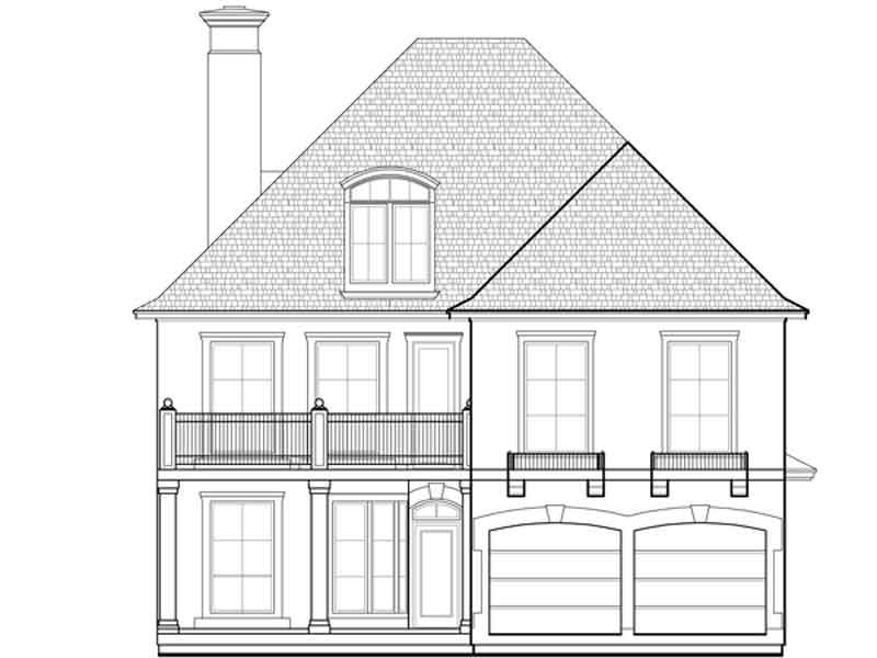 New Two Story Family Home Plans, Custom House Floor Plan Blueprint Des
