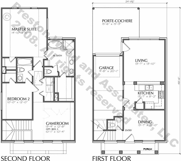 Small House Plans, Garden Home Plans, Affordable House Plans, Communit