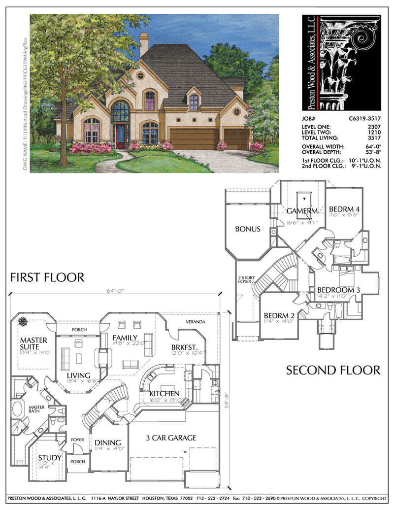 Online Two Story Family House Plans, Home Floor Plan, New Housing Desi