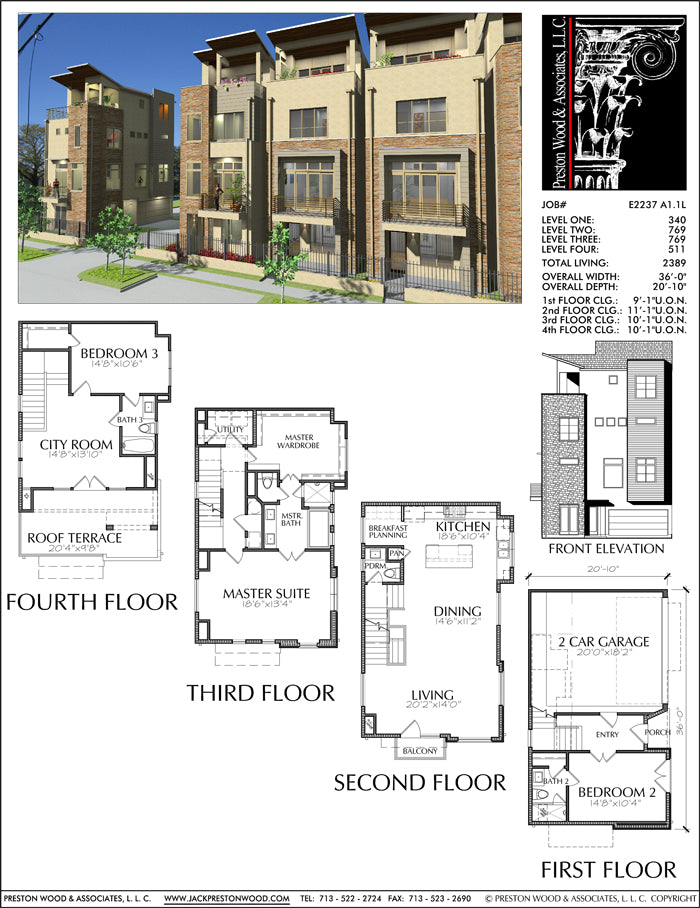 new-townhomes-plans-narrow-townhouse-development-design-brownstones-preston-wood-associates