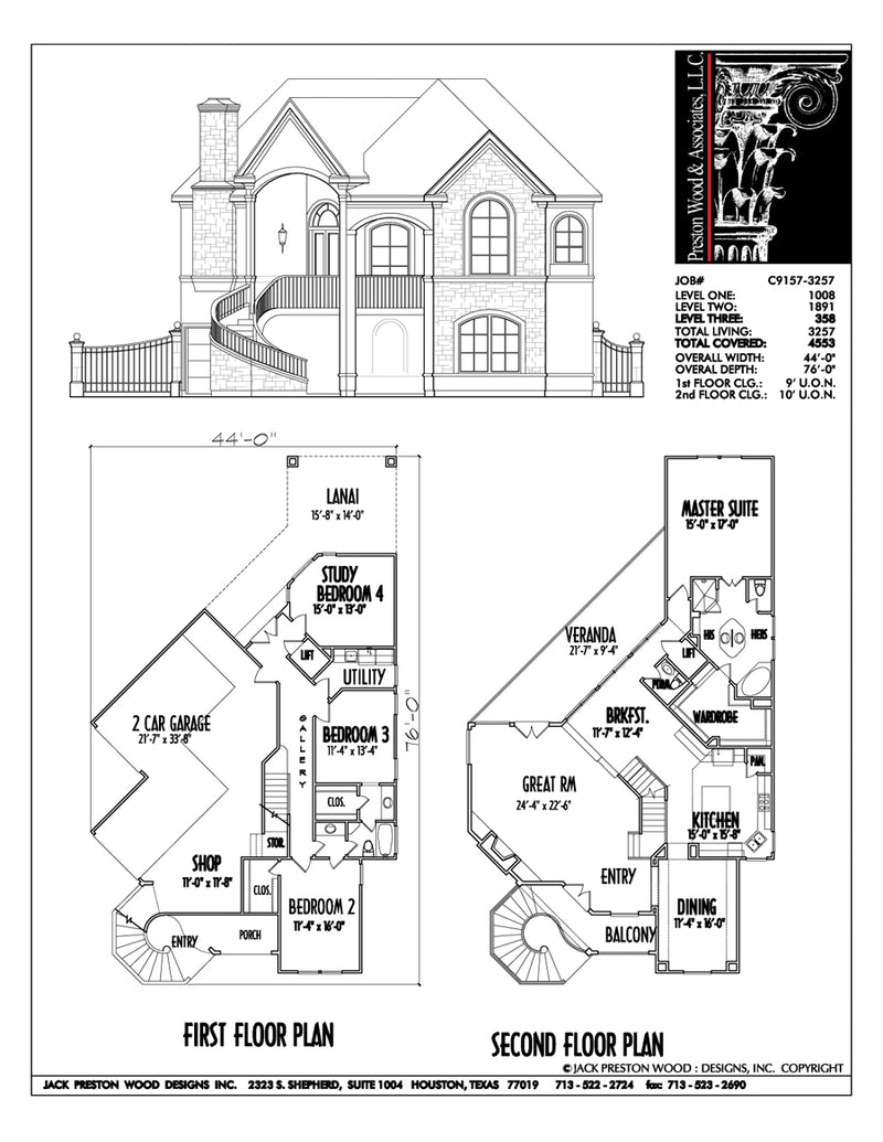 Unique Family House Plans Floor Plan Layout for Two Story 