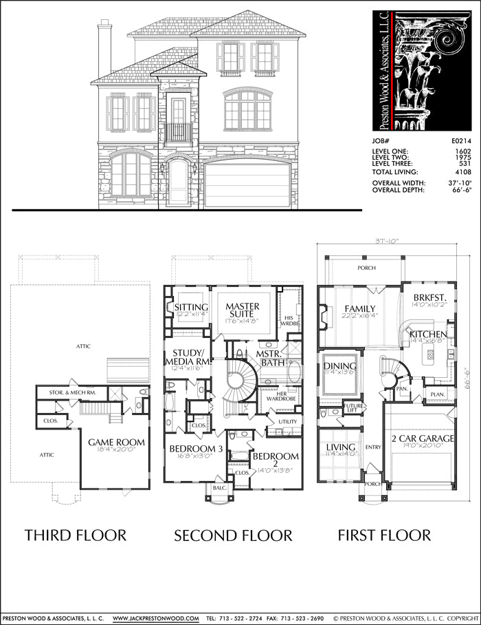 urban-two-story-home-floor-plans-inner-city-narrow-lot-home-design-preston-wood-associates