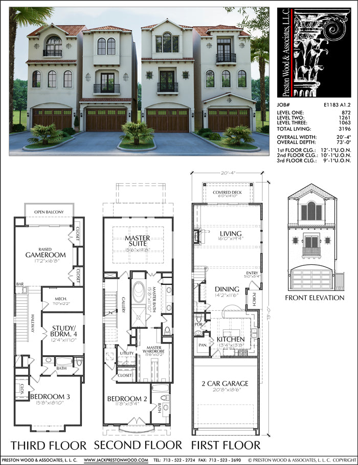 New Townhomes Plans, Townhouse Development Design, Brownstones, Rowhou ...