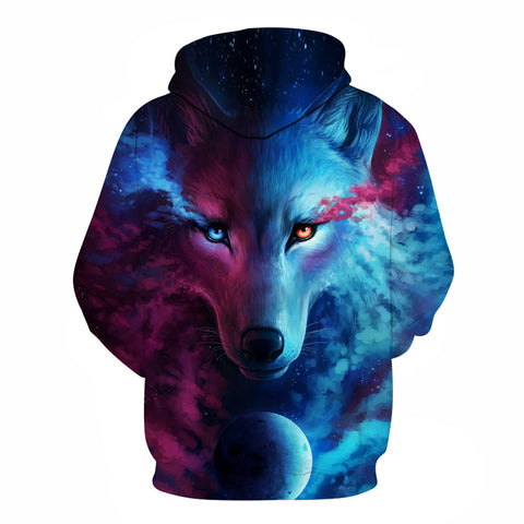 hoodie wolf galaxy