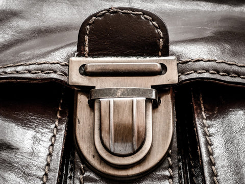 leather bag buckle lock