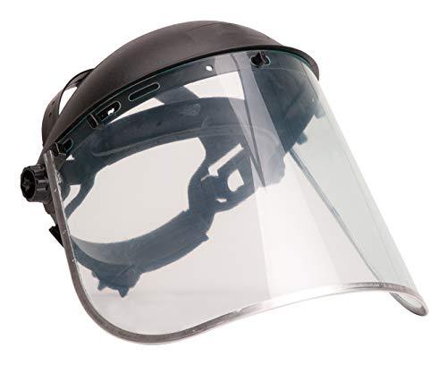 Lightweight Safety Face Shield - Clear Plastic Protective Work