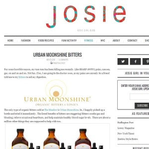 Josie Girl Blog - Urban Moonshine Bitters