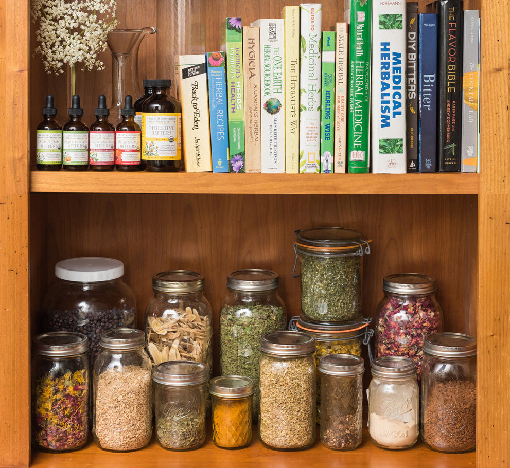 Urban Moonshine Herbal Medicine Shelf
