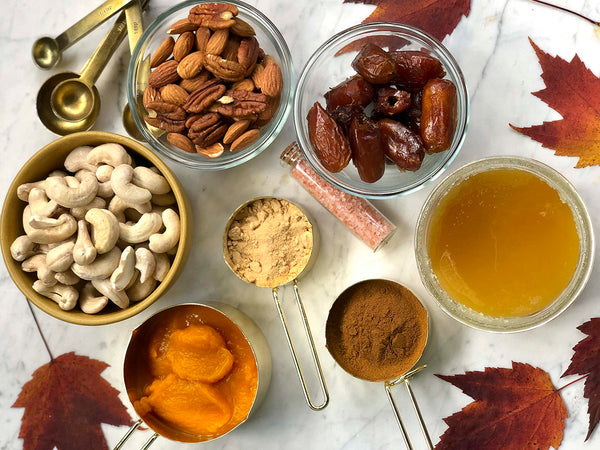 Pumpkin cheesecake ingredients