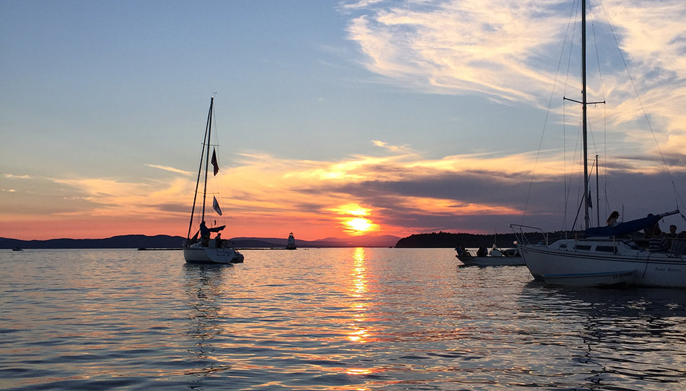 sunset boats